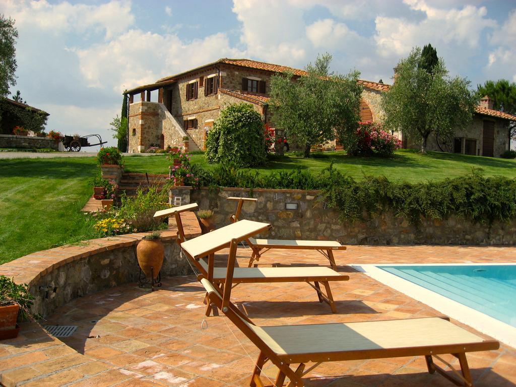 Agriturismo Poggio Istiano Bagno Vignoni Exteriör bild